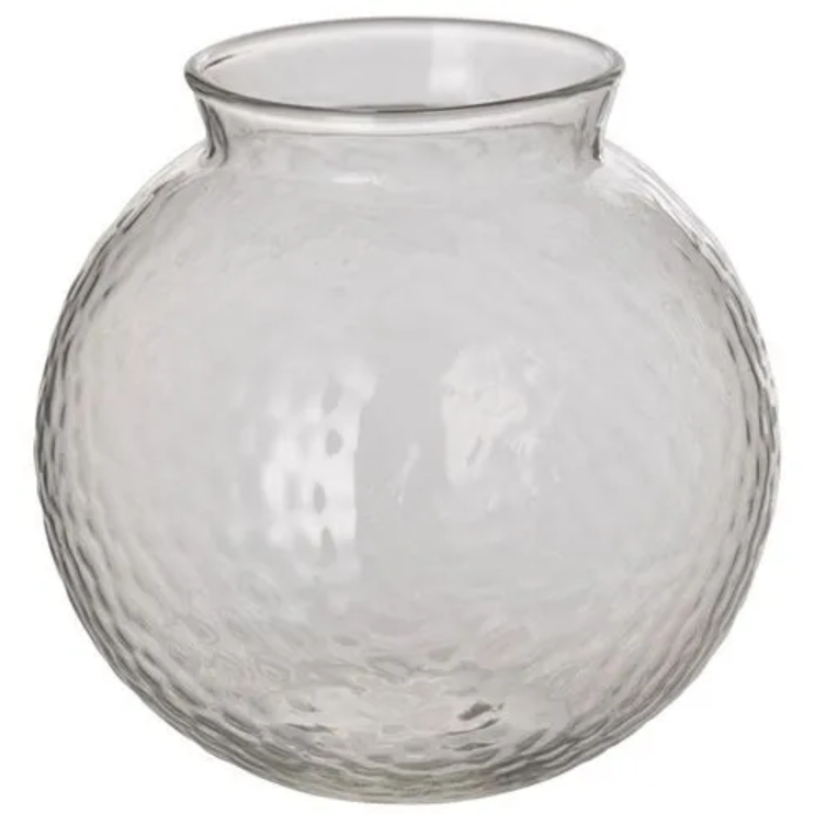 KONSTFULL glass vase , transparent glass, 10 cm