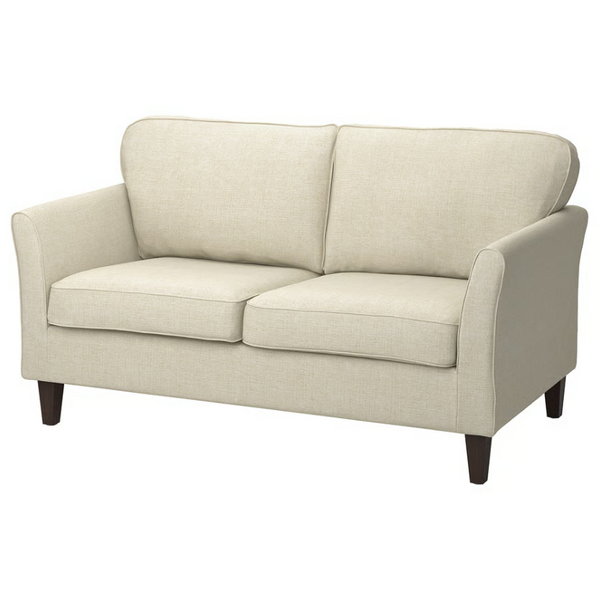 EKHOLMA 2-seater frame / EKHOLMA Cover for 2-seat sofa, Kilanda light beige