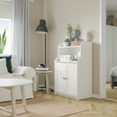 HAUGA Cabinet with 2 doors, white, 70x116 cm