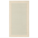 SKEVNING, Rug, woven flat, brown blue/stripes indoor/outdoor, 80x200 cm