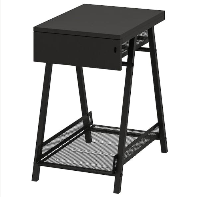 TROTTEN drawer unit, anthracite, 34x56 cm