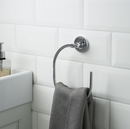 BROFJÄRDEN Towel holder, chrome effect, 21 cm