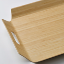 SILVERHAJMAL Tray, bamboo, 58x38 cm