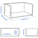 BESTÅ Drawer frame, white, 60x25x40 cm