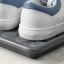BAGGMUCK Shoe mat, in/outdoor/grey, 46x35 cm