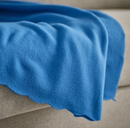 DAGGKÅPOR Throw, bright blue, 130x170 cm