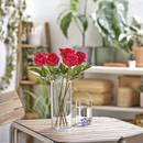 SMYCKA Artificial flower, in/outdoor/Rose red, 40 cm