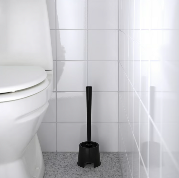 BOLMEN Toilet brush/holder, black