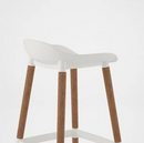 GRÖNSTA bar stool , white, 64 cm, in/outdoor