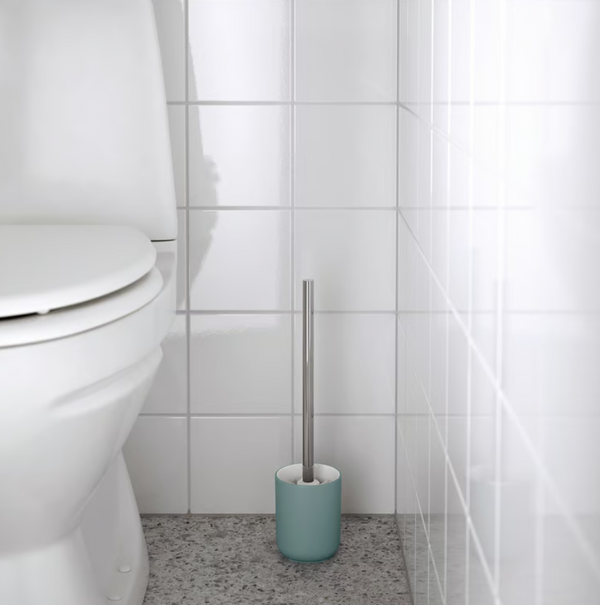 EKOLN Toilet brush, light gray-turquoise