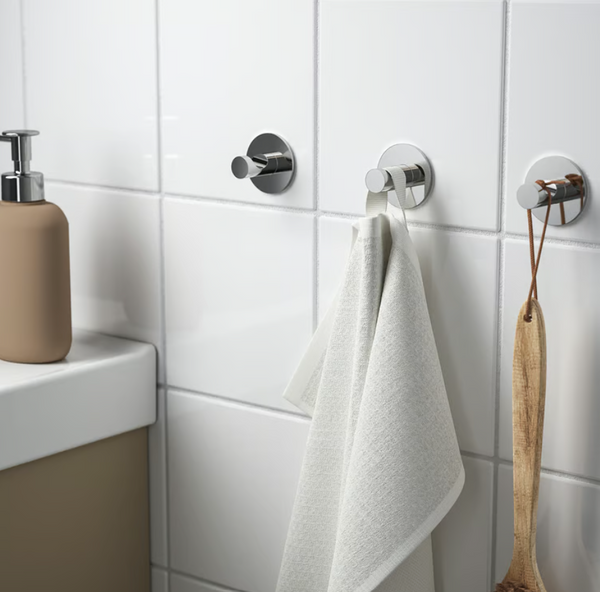 SKOGHALL Hook, self-adhesive, chrome-plated