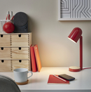ENSMÄRKE table lamp , red, 34 cm