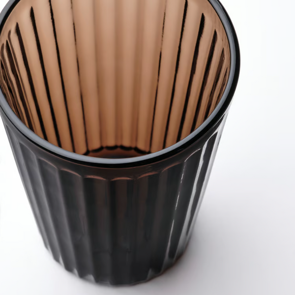 VARDAGEN Glass, brown, 31 cl