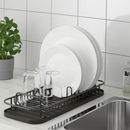 LILLHAVET Multifunctional dish rack, anthracite