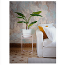 FÖRENLIG plastic plant pot , white, 24 cm