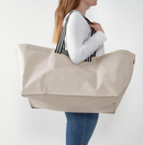 GÖRSNYGG Carrier bag, large, light beige, 57x37x39 cm/71 l