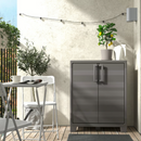 TORPARÖ Table, outdoor, white/foldable, 70x42 cm