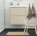 FINTSEN Bath mat, beige, 40x60 cm