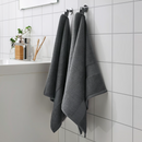 FREDRIKSJÖN Hand towel, dark grey, 50x100 cm