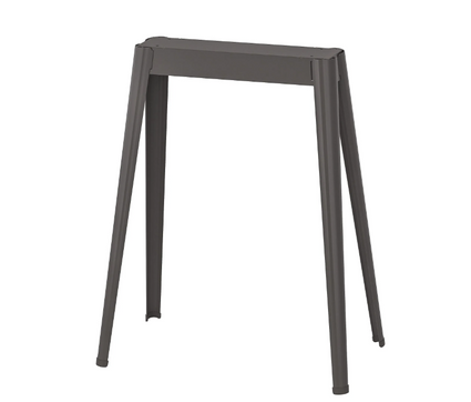NÄRSPEL desk leg, dark grey, 70 cm