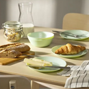 OFTAST side plate, light green, 19 cm