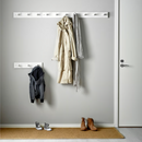 KUBBIS Rack with 3 hooks, white