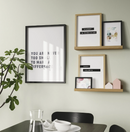 MOSSLANDA picture ledge , oak effect, 55 cm