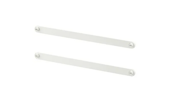 HJÄLPA suspension rail, white, 40 cm, 2 pack
