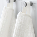 VÅGSJÖN Bath sheet, white, 100x150 cm
