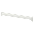 HJÄLPA Adjustable clothes rail, white, 30-47 cm