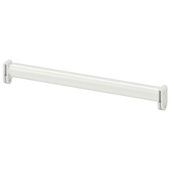 HJÄLPA Adjustable clothes rail, white, 30-47 cm