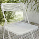 TORPARÖ foldable chair , white, without cushion