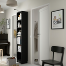 BILLY Bookcase, black oak effect, 40x28x202 cm