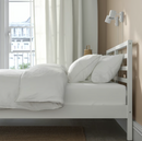 TARVA Bed frame, white stained, 160x200 cm