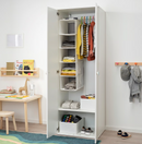 GODISHUS Wardrobe, white, 60x51x178 cm
