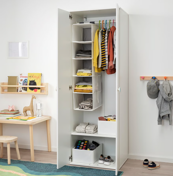 GODISHUS Wardrobe, white, 60x51x178 cm