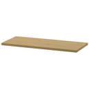 LÅDMAKARE Storage cabinet, oak effect, 35x212 cm, left+right/LÅDMAKARE shelf, 76x34 cm/LÅDMAKARE Insert with compartments, 76x34x24 cm/LÅDMAKARE Cabinet with sliding doors, oak effect