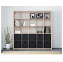 KALLAX Shelving unit, white stained oak effect, 182x182 cm