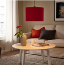 MOLNSKIKT lamp shade , dark red velvet, 33 cm