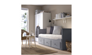 HEMNES day-bed, grey, 80x200 cm