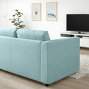 VIMLE Frame 2-seat section/VIMLE Cover for armrest, Saxemara light blue