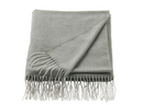 HOLMVI throw, light grey-green, 120x160 cm