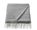 HOLMVI throw, grey, 120x160 cm