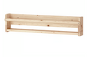 FLISAT Wall storage, light white stained pine, 70x9x16 cm
