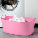 TORKIS Flexible laundry basket, in/outdoor, pink, 9 gallon