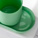 GANSJÖN 3-piece bathroom set, light green