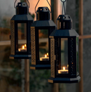ENRUM lantern , black, 22 cm