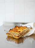 MIXTUR Oven/serving dish, clear glass, 27x18 cm