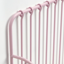 MINNEN Extendable bed, light pink, 80x200 cm