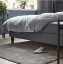 STOENSE large rug, medium grey, 170x240 cm, low pile